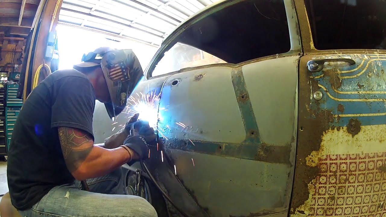 Tri Five Chevy: 4 Door to 2 Door Conversion (Part 5 con't)