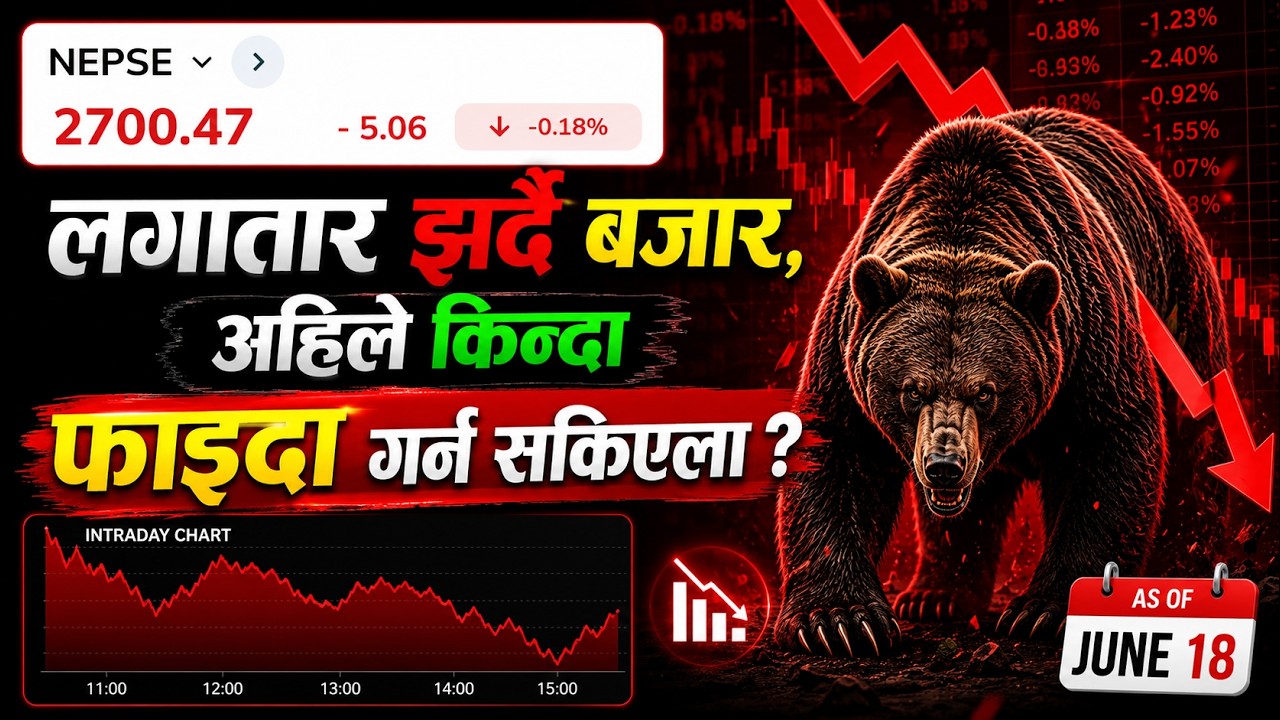 June 18 | Nepse Update | Stock Market Analysis by Ram Hari Nepal