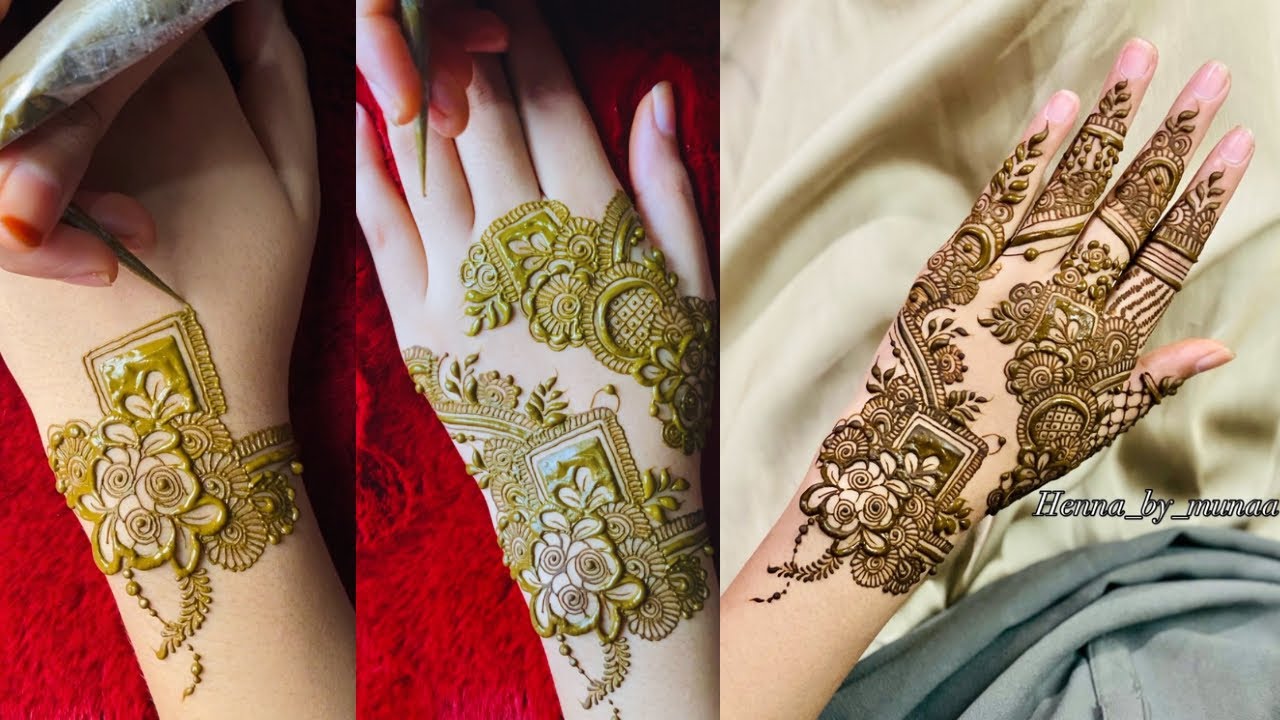 New trending henna tutorial (all step available)