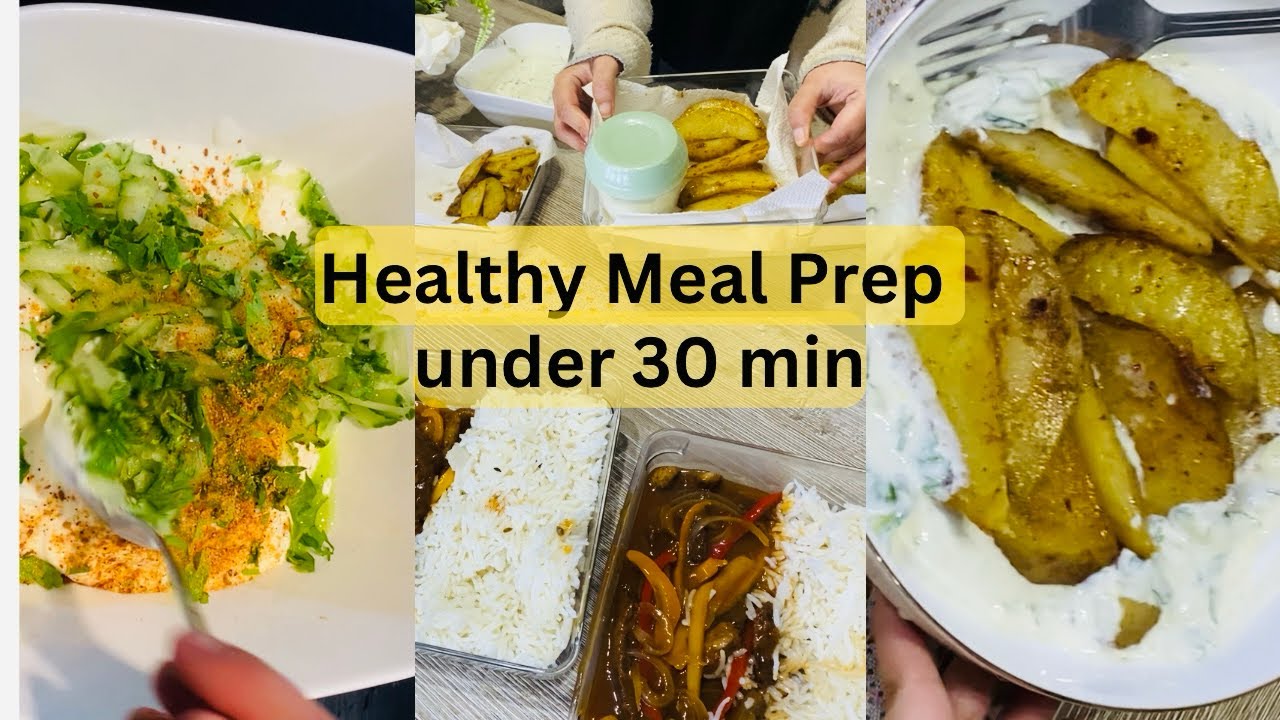 Healthy meal prep under 30 minutes | budget friendly meal prep ideas | easy meal prep for week