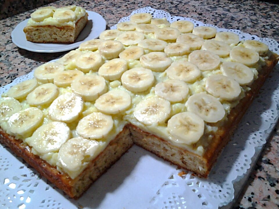 كيكة الموز الهشة واللذيذة .Cake au banane