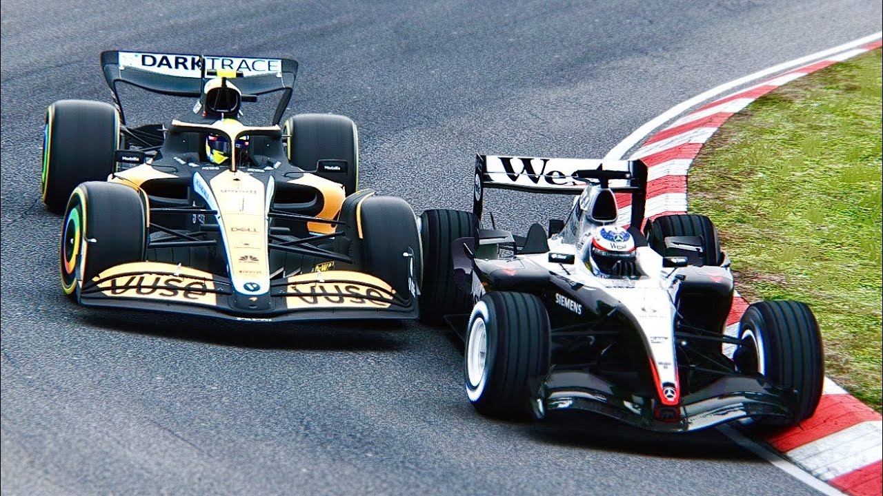 McLaren F1 2022 vs McLaren F1 2004 Kimi Raikkonen at Nordschleife