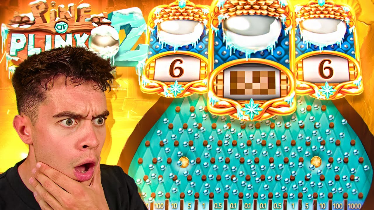 PINE OF PLINKO 2 GOES CRAZY AND PAYS HUGE!