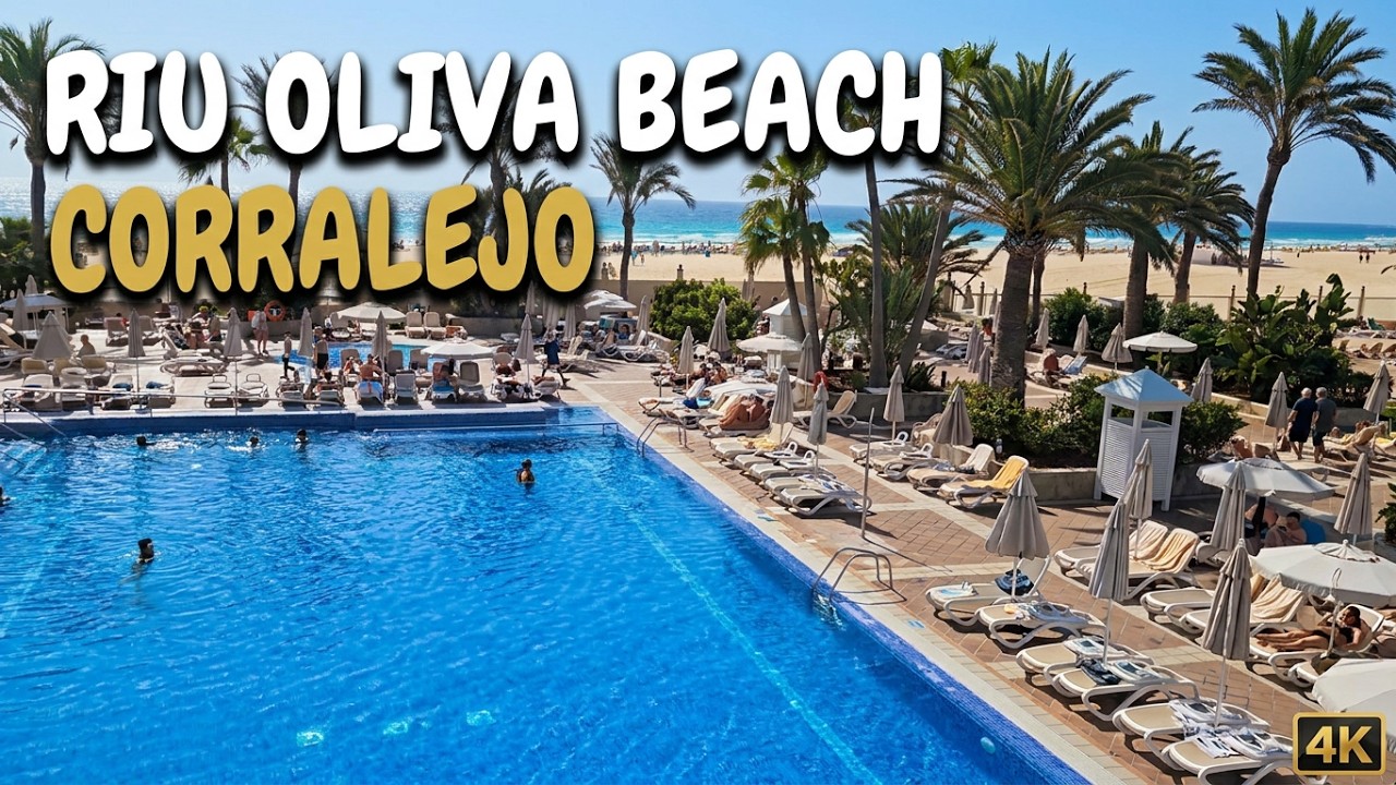 Hotel Riu Oliva Beach Resort ⛱️ Corralejo | 4K ❤️ Fuerteventura 🇪🇸 No Commentary - POV Experience 