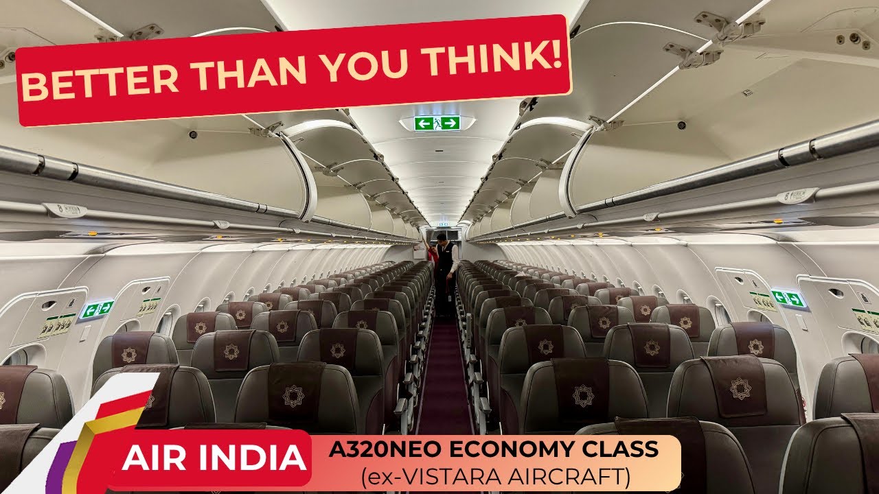 Air India A320neo Economy Class Review (ex-Vistara Aircraft) | Ahmedabad-Mumbai