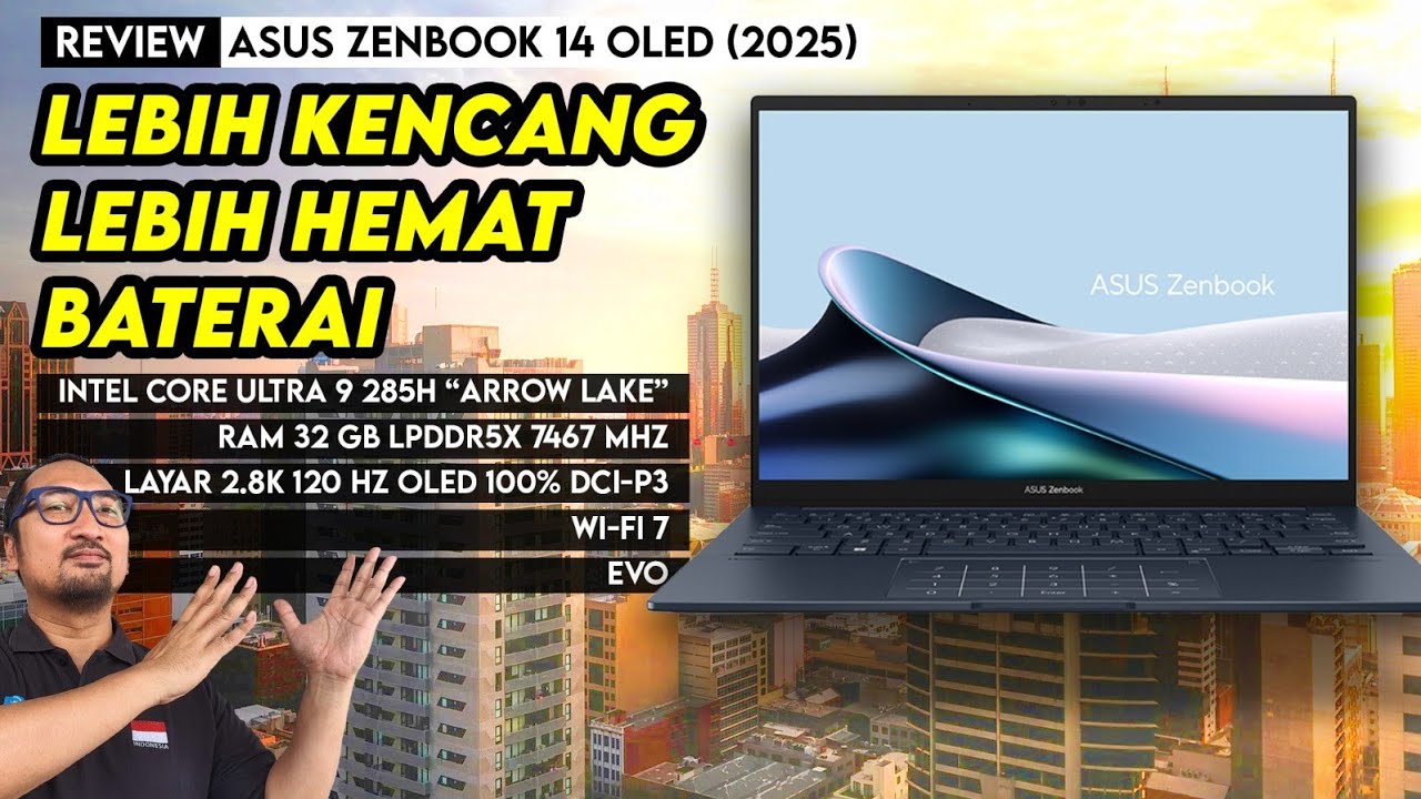 Makin Kencang, Makin Hemat Baterai, Tetap Tipis: Review ASUS Zenbook 14 OLED (UX3405CA) 2025