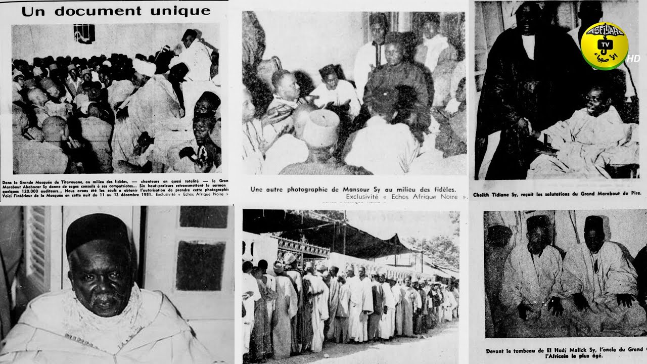 Archives in&eacute;dites - Serigne Babacar Sy  Gamou Tivaouane D&eacute;cembre 1951