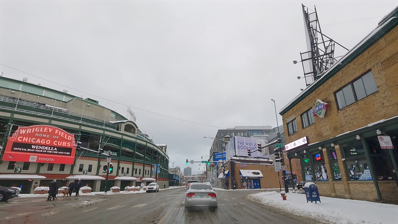 4K Winter Drive in Lake View & Lincoln Park | Chicago Neighborhoods