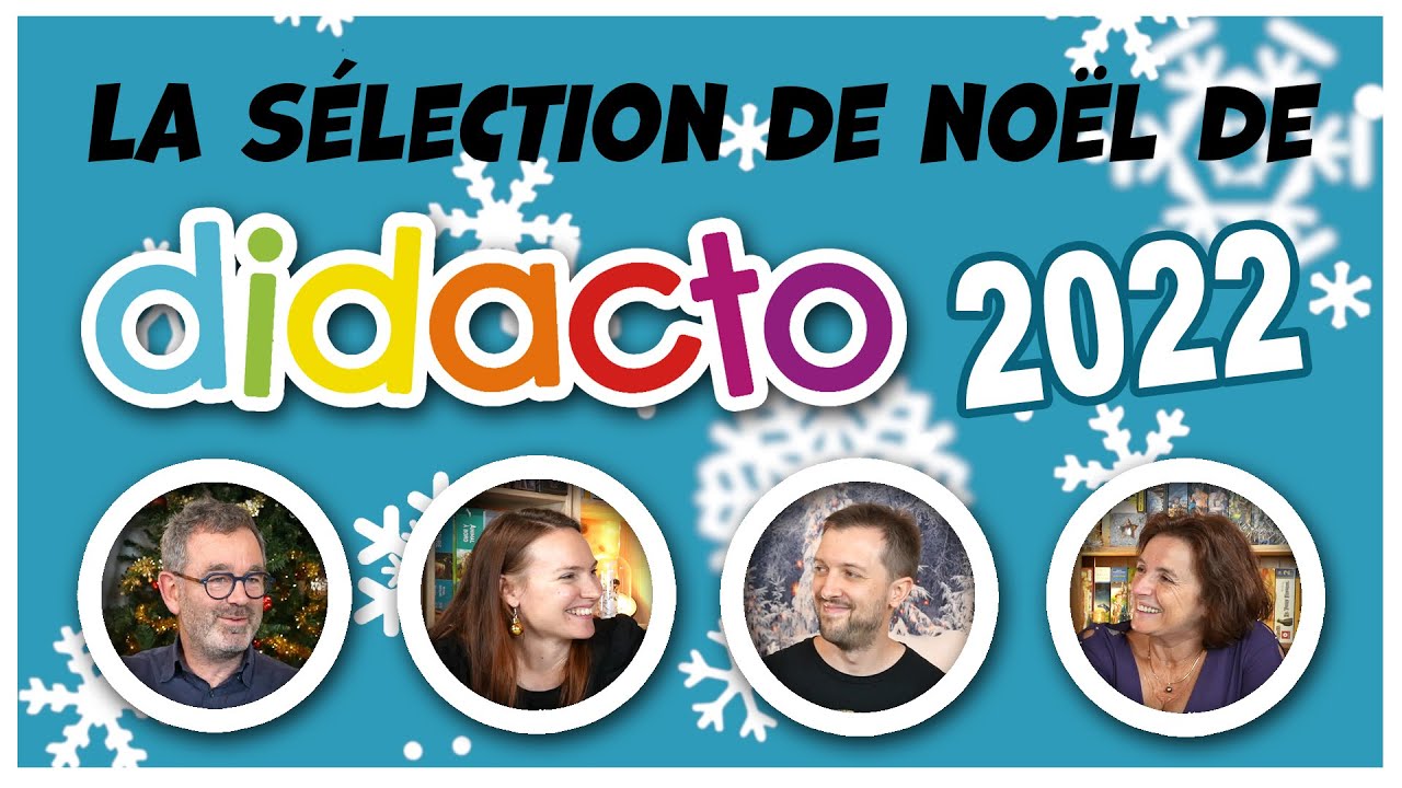 La sélection des jeux de société de Noël de Didacto 2022