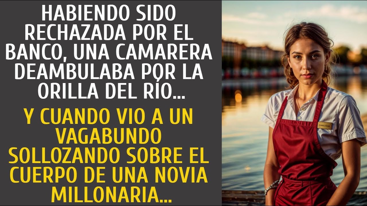 Habiendo sido rechazada por el banco, una camarera deambulaba por la orilla del río…