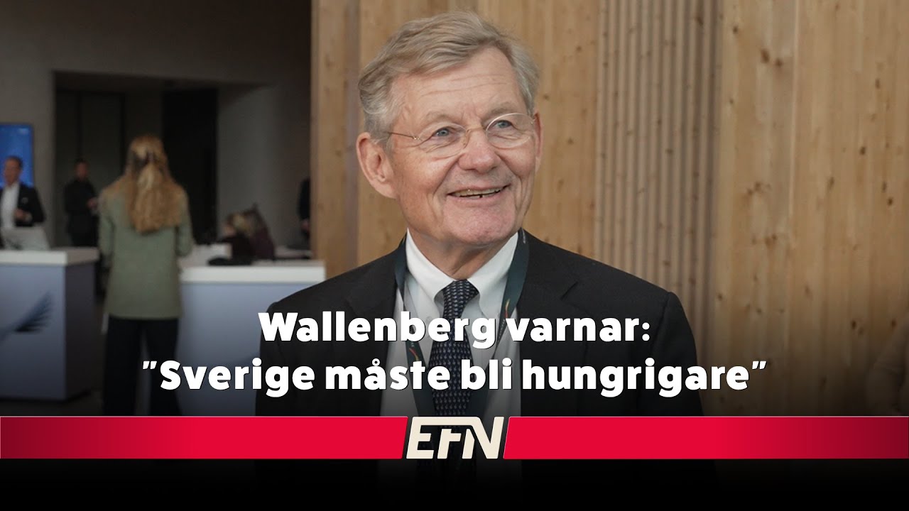 Wallenberg varnar: Sverige riskerar halka efter Kina