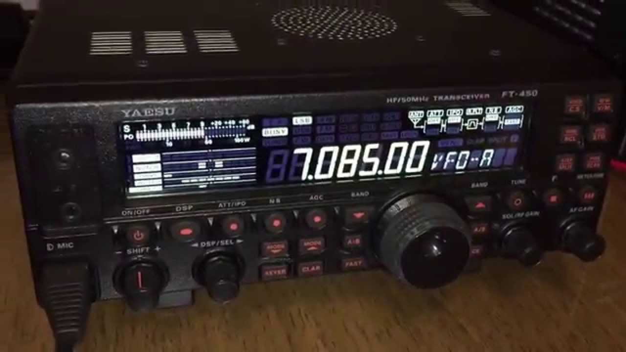 Demonstração Radio Yaesu FT-450 / AT - PY2XM (HD)