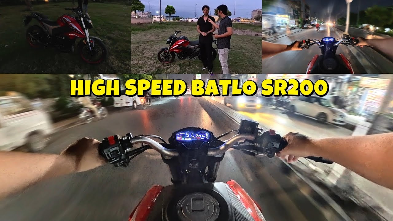HIGH SPEED BATLO SR200- OWNER REVIEW + TEST RIDE - BEAST LOOKING MOTER CYCLE 😎❤️