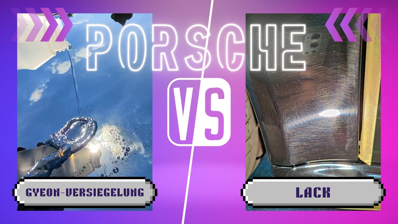 Porsche 997 - EXTREM zerkratzt / Keramikversiegelung GYEON Infinite / Stoffverdeck versiegeln