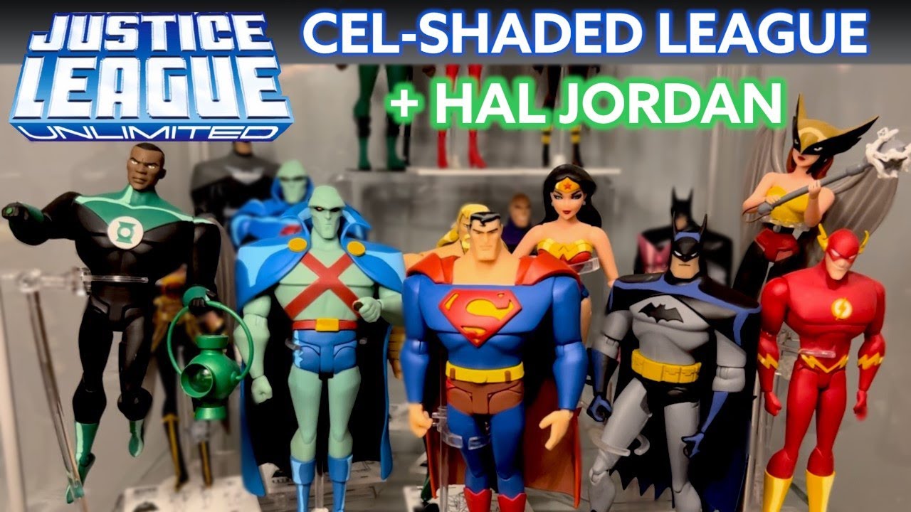 How I Made Custom JLU Hal Jordan & Cel-Shaded League Figures #dcau #justiceleague #mcfarlanetoys