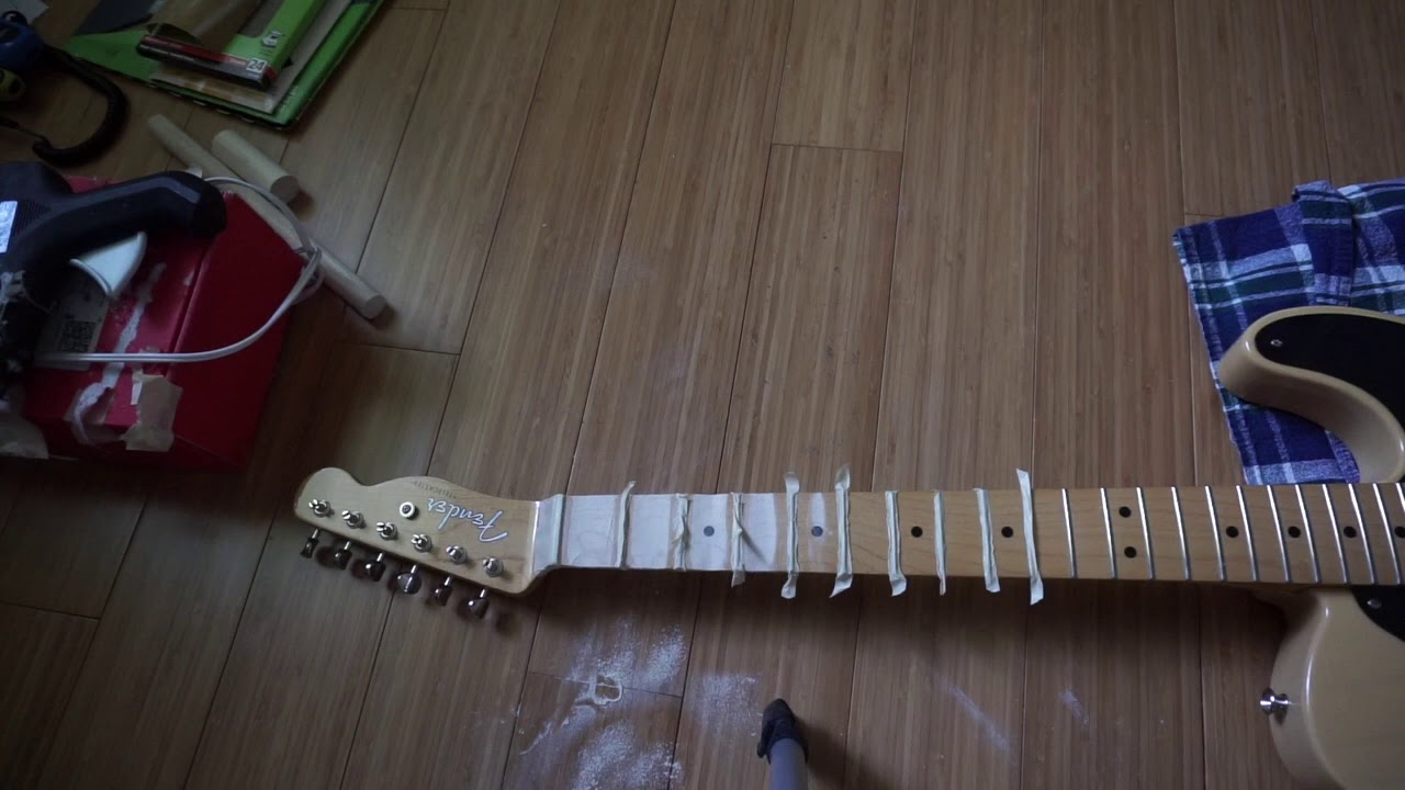 Scalloping A Telecaster