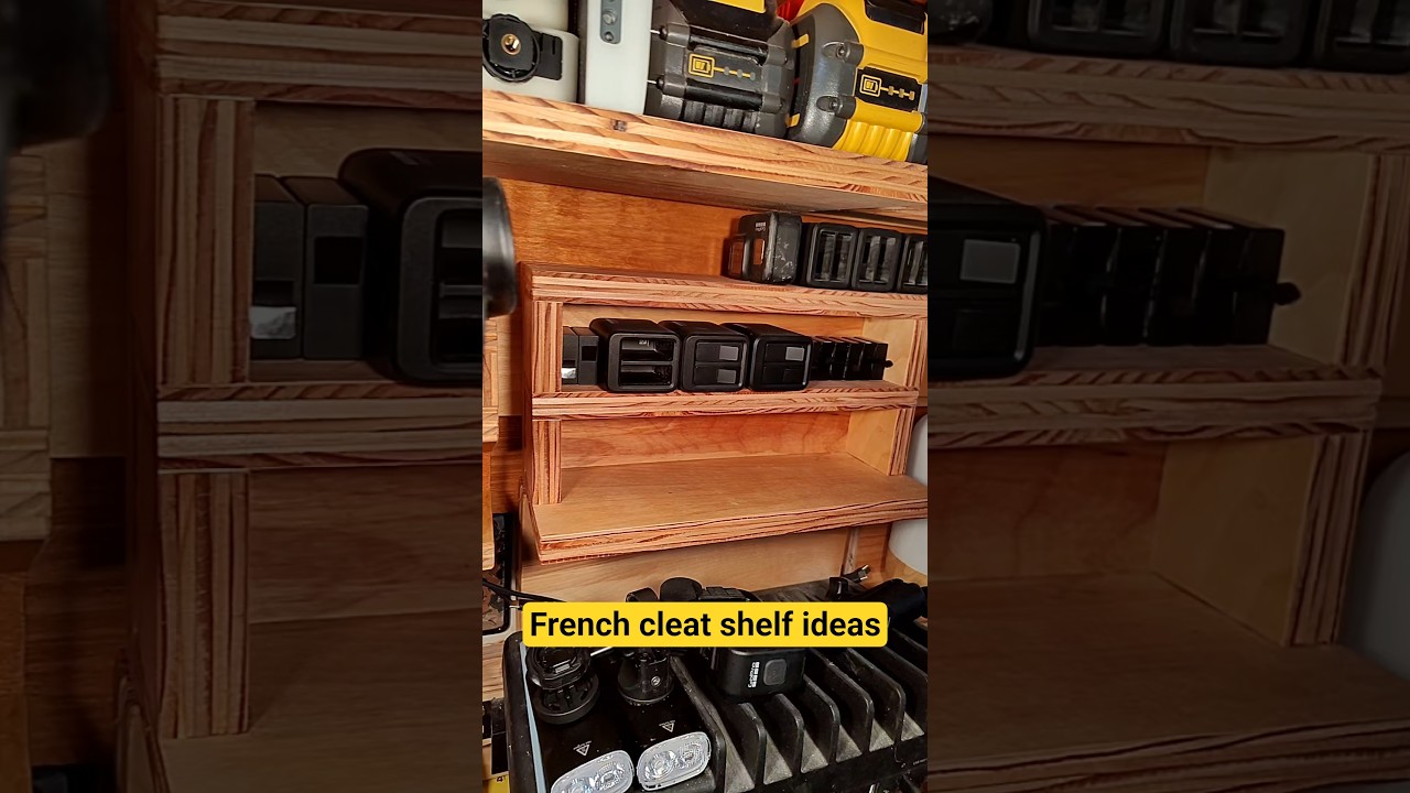 French cleat shelf styles 