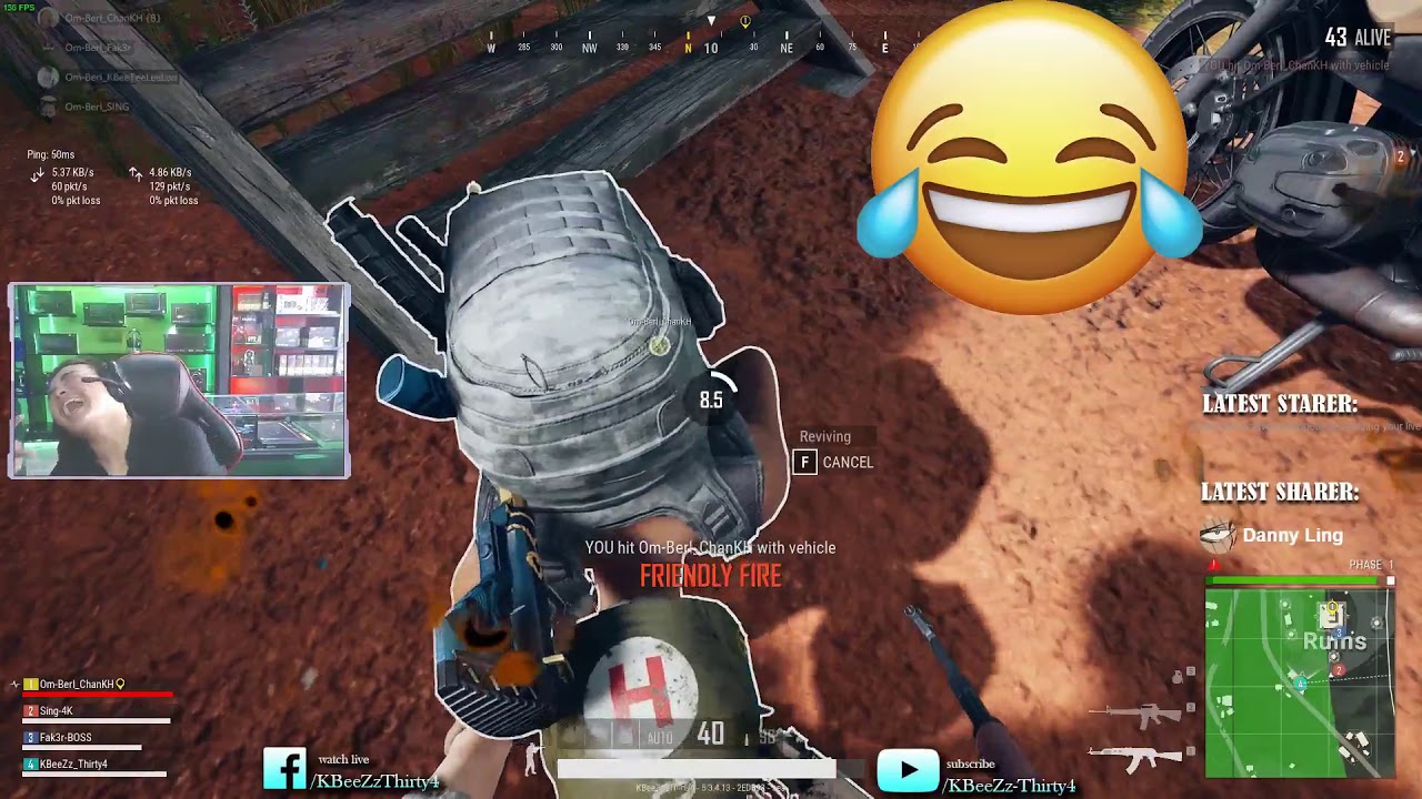 Chicken Dinner 1Kill 😂😂! - PUBG Ep04 Khmer|KBeeZz-Thirty4