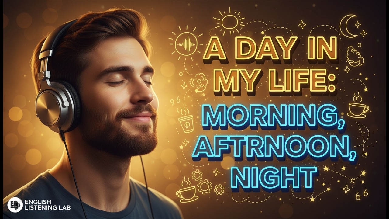 Master English Daily Routine Vocabulary: A Day in My Life Morning Afternoon Night