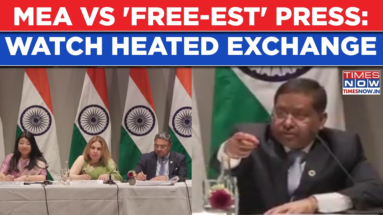 Heated Exchange Between MEA & Journos From 'Free-est' Press, Norway | PM Modi On 5-Nation Visit