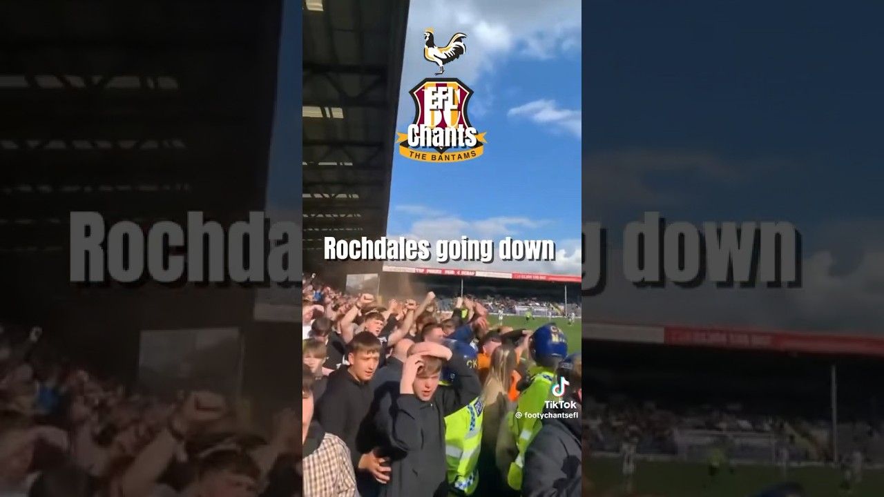 Bradford City Fans TAKE OVER Rochdale AFC