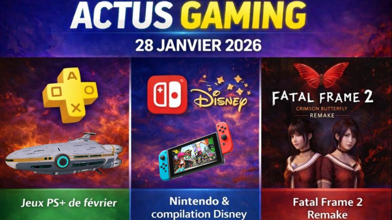 PS PLUS, SCOTT PILGRIM, FATAL FRAME… LES ANNONCES GAMING À NE PAS RATER – SLY’ACTU – 28 janvier 2026