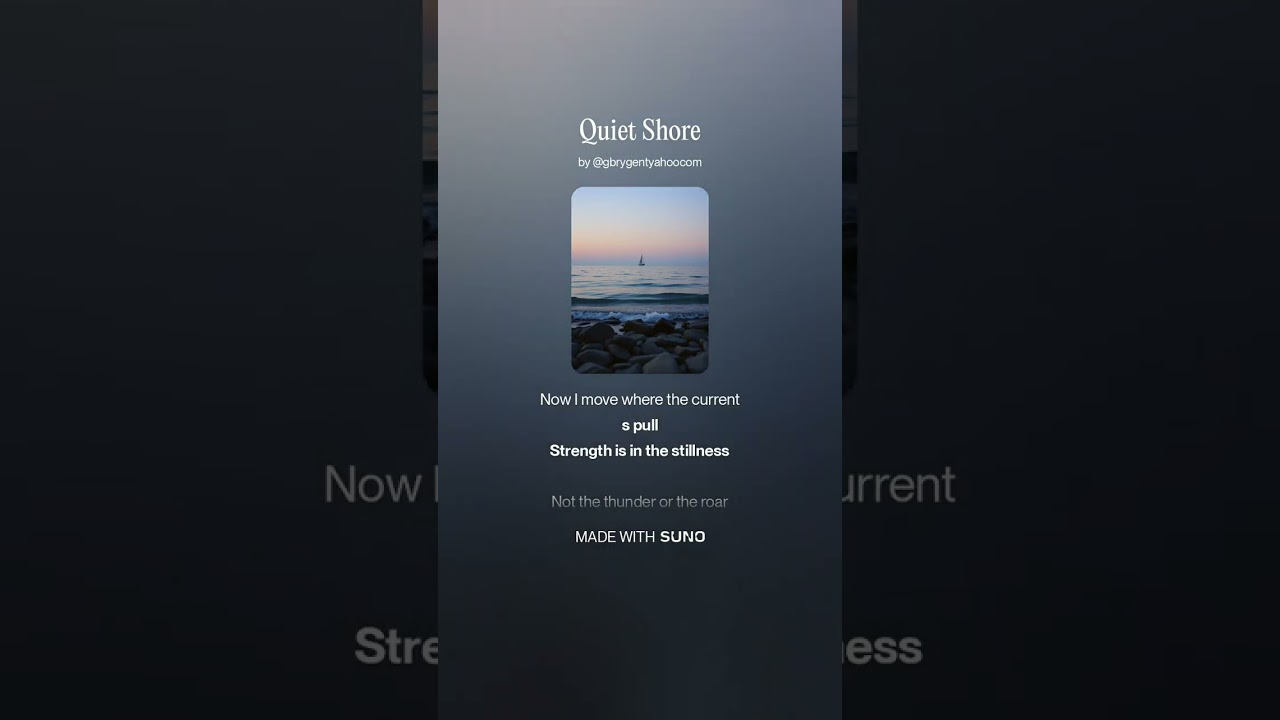 Quiet Shore #melodiesforthesoul #newpopsongs #popmusic #malevocals #newpopmusic #popmusic