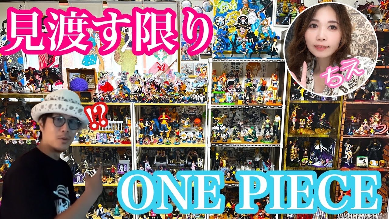 これがワンピース部屋の最高地点！？ワンピースが大好きな人の部屋にお邪魔したら驚愕だった！！