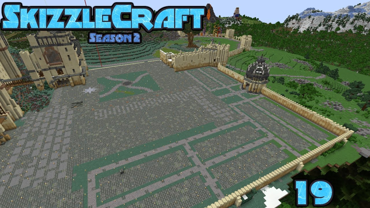 Laying the Foundations & Spider Farming | SkizzleCraft Season 2 | Hogwarts Base | Minecraft | Ep 19