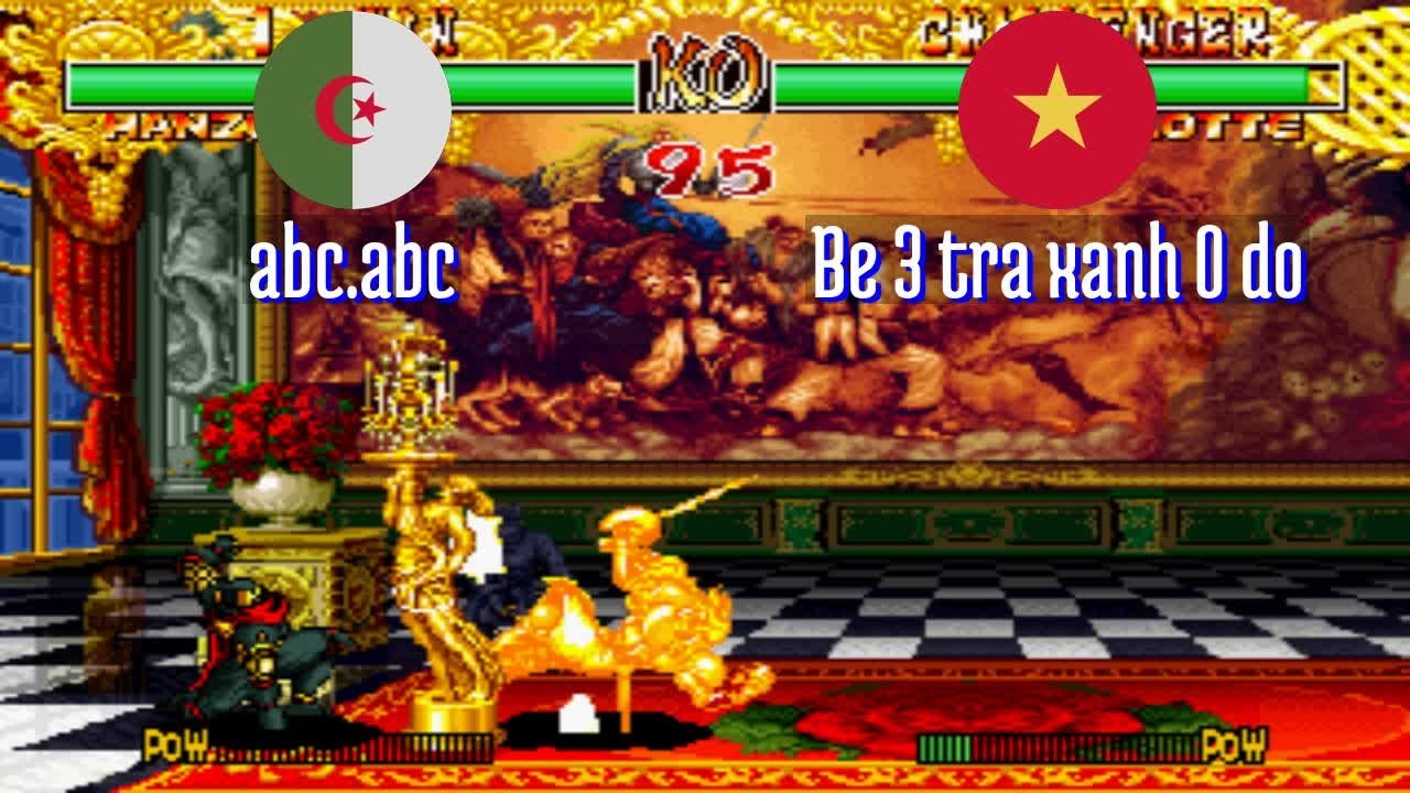FT5 @samsho2: abc.abc (DZ) vs Be 3 tra xanh 0 do (VN) [Samurai Shodown II Fightcade] Mar 19