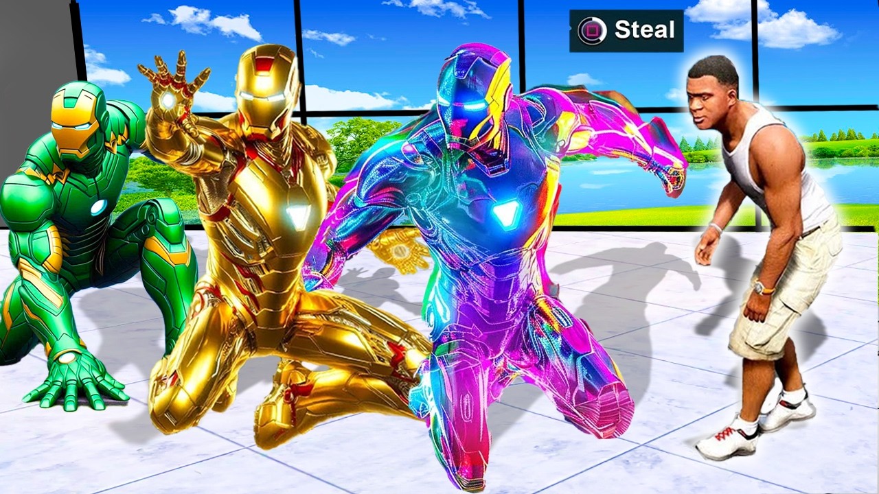 Franklin Stealing $10,000,000 IRONMAN In GTA 5!