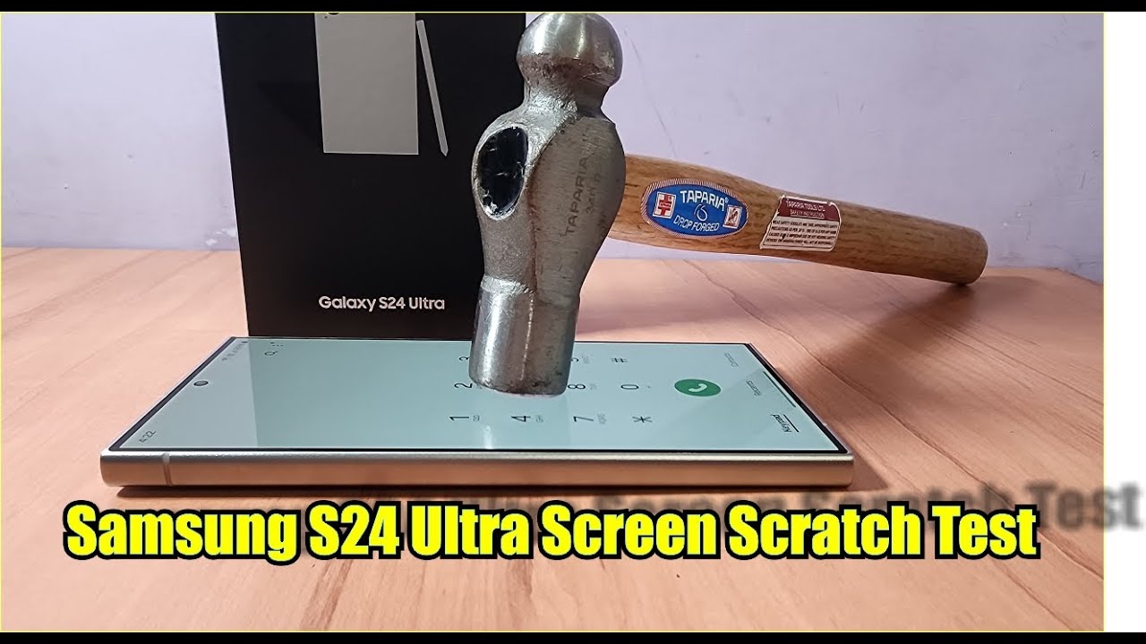 Samsung S24 Ultra Screen Scratch Test || Corning Gorilla Glass Armor