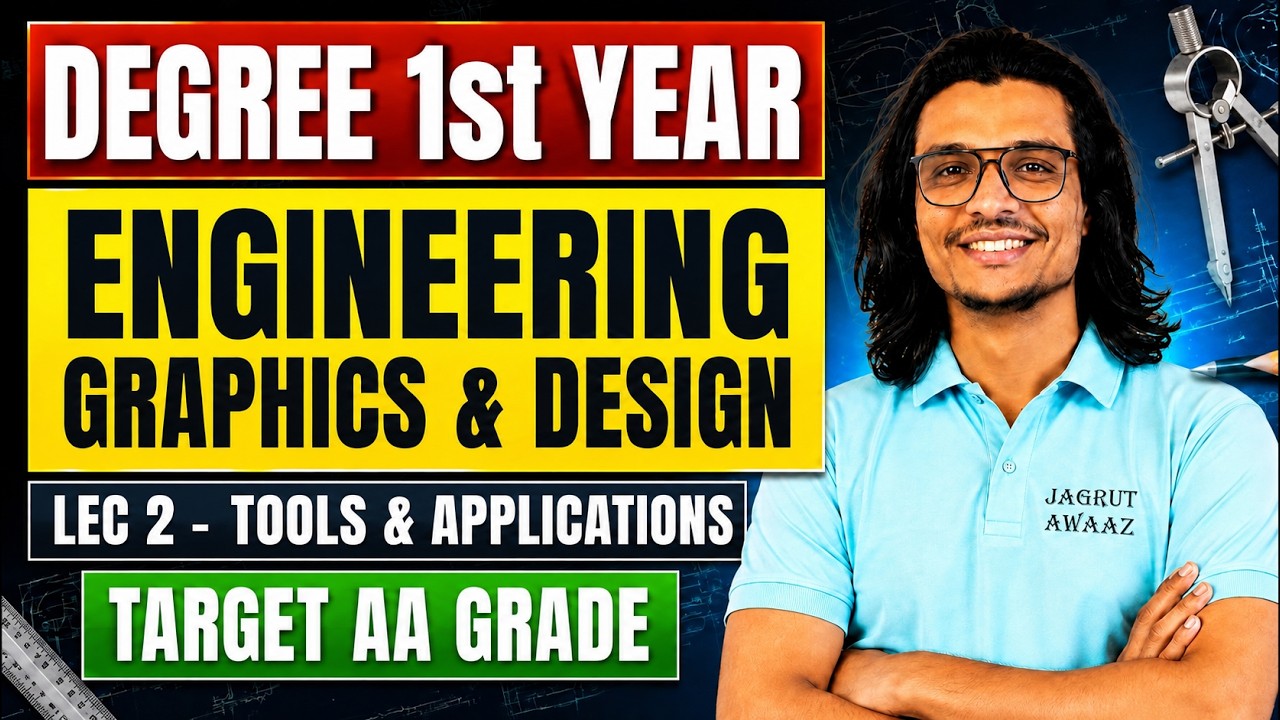EGD Lecture 2 | Tools & Applications | Engineering Graphics & Design | Degree 1st Year | GTU