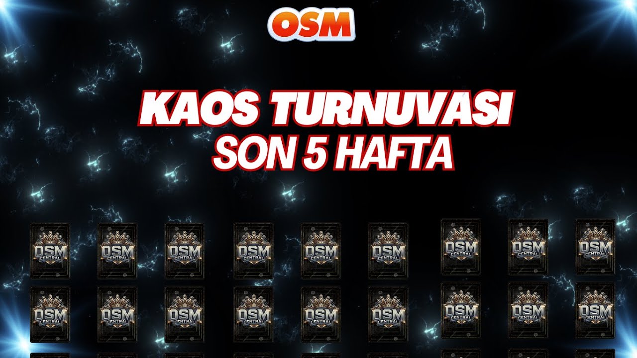 KAOS TURNUVASI SON 5 HAFTA !