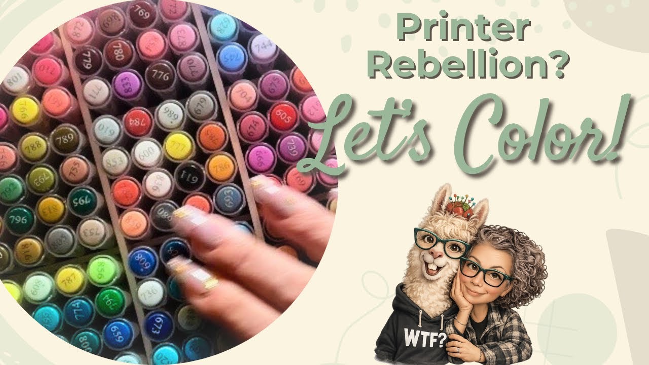 When the Printer Misbehaves… We Color