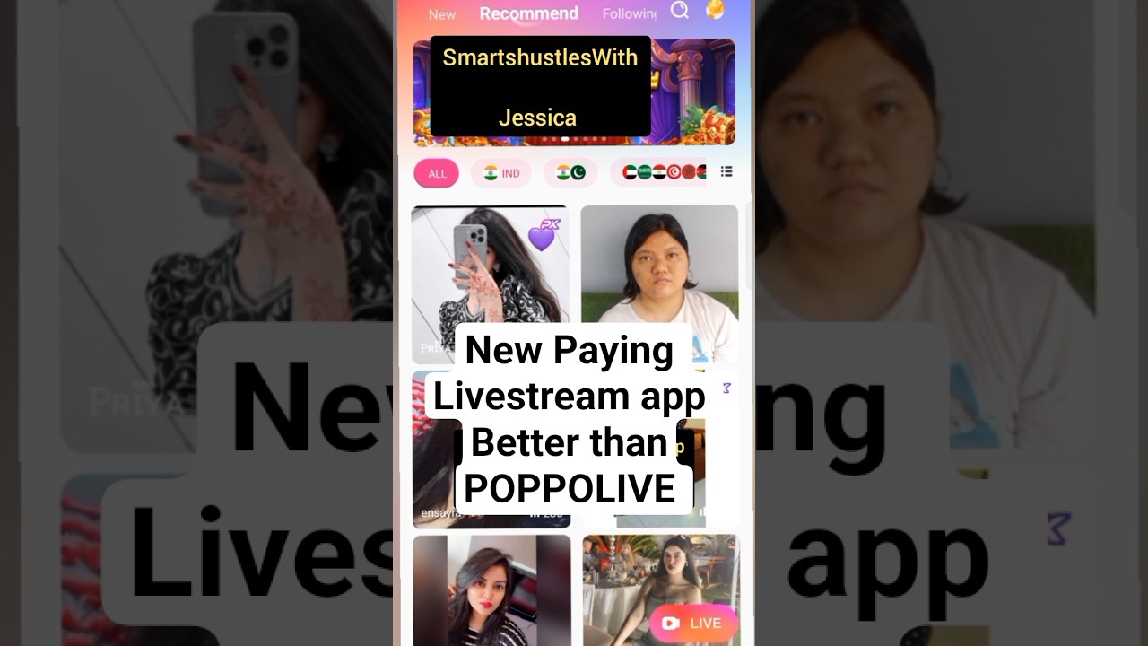 New LIVESTREAM APP PAYS Better Than Poppolive #livestreamingapp #realwaystomakemoneyfromhome #shorts