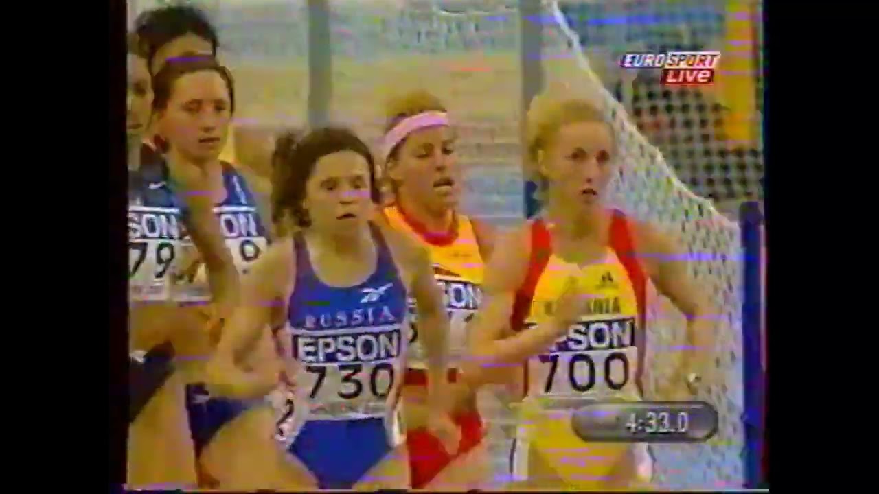 World Championship 2001 Lisbon. Women 3000 m