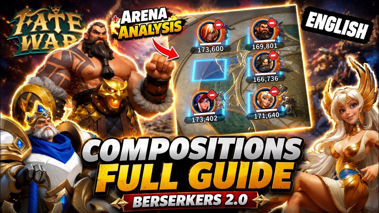 TOP FULL GUIDE COMPOSITIONS FOR BERSERKERS - English | Fate War
