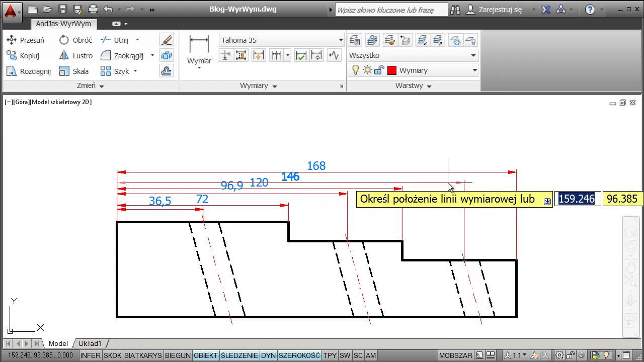Od A do Z AutoCAD. Porządkowanie wymiarów (1)
