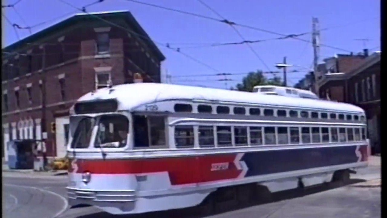 Philadelphia - Route 15 Trolley with original PCC Cars - 1990-91