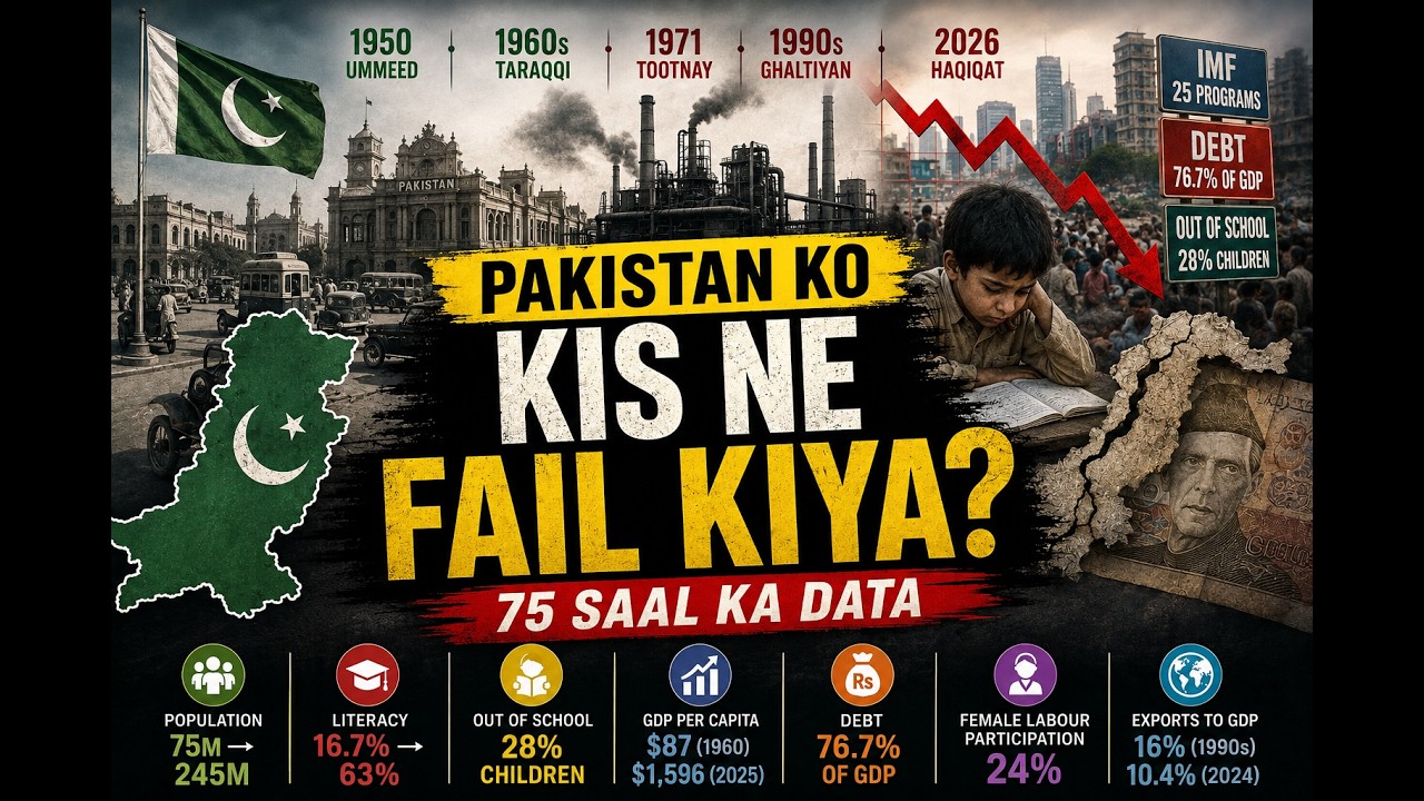 The generations which FAILED Pakistan | 1947&ndash;1990