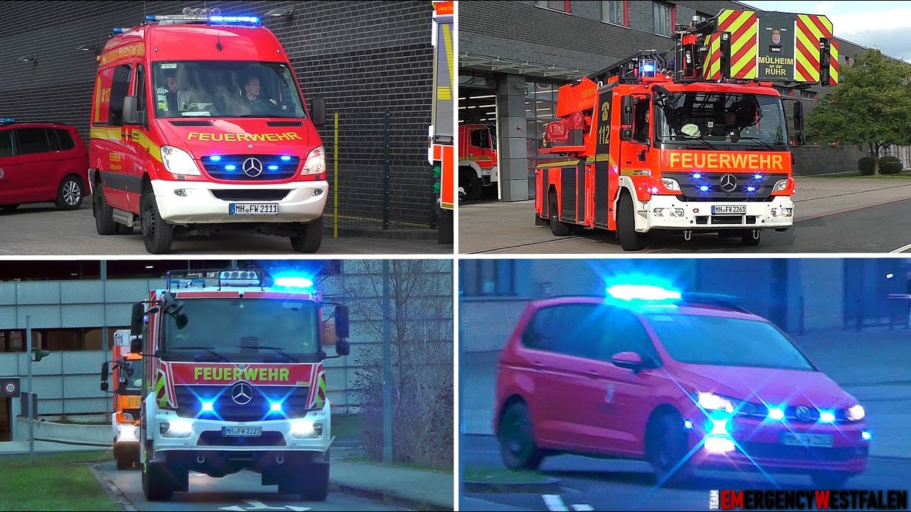 [FEUERWEHR MÜLHEIM AN DER RUHR! 🚒] - EINSATZFAHRTEN an FEUERWACHE 1!