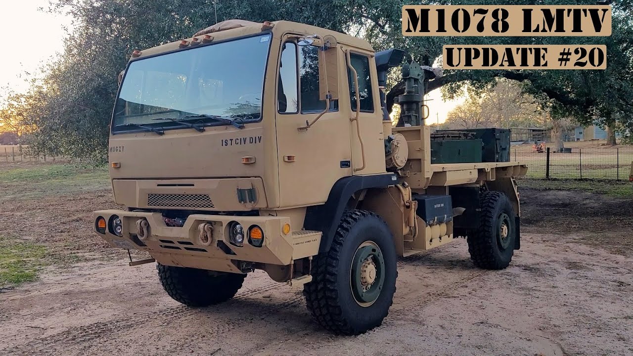 M1078 LMTV - Update #20 Dashboard updates, antenna install, & more!
