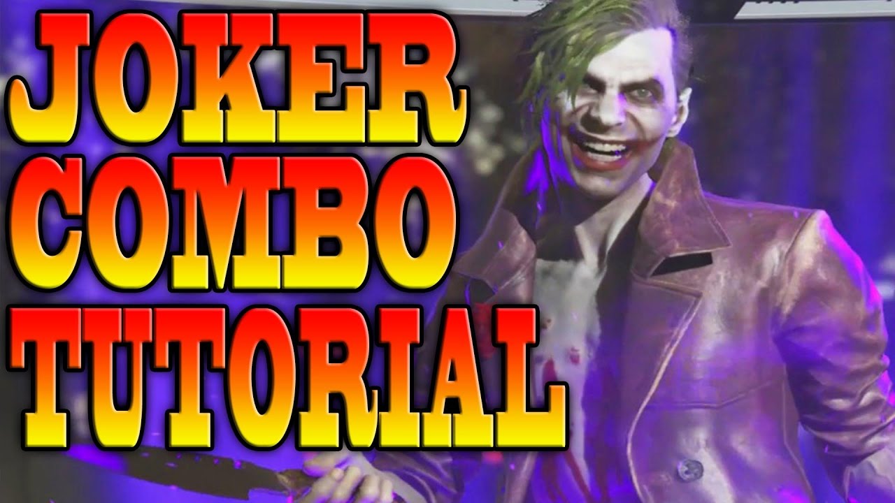 Injustice 2 JOKER COMBOS - JOKER COMBO TUTORIAL!