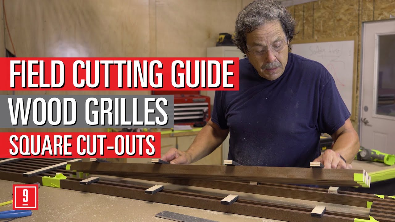 How to do Square Cut-Outs for Wood Grille Ceilings