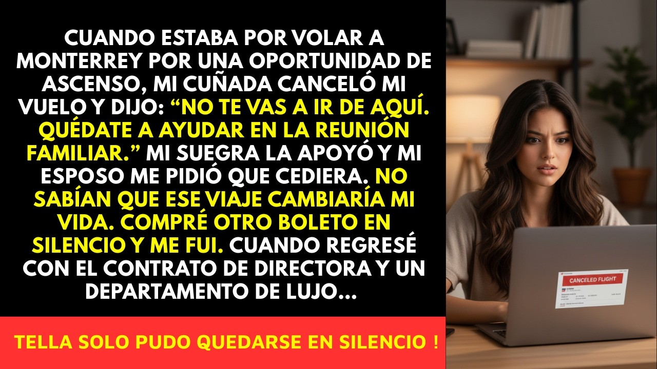 Mi Cu Ada Cancel Mi Vuelo y Dijo No Te Vas de Aqu Pero No Esperaba Esto