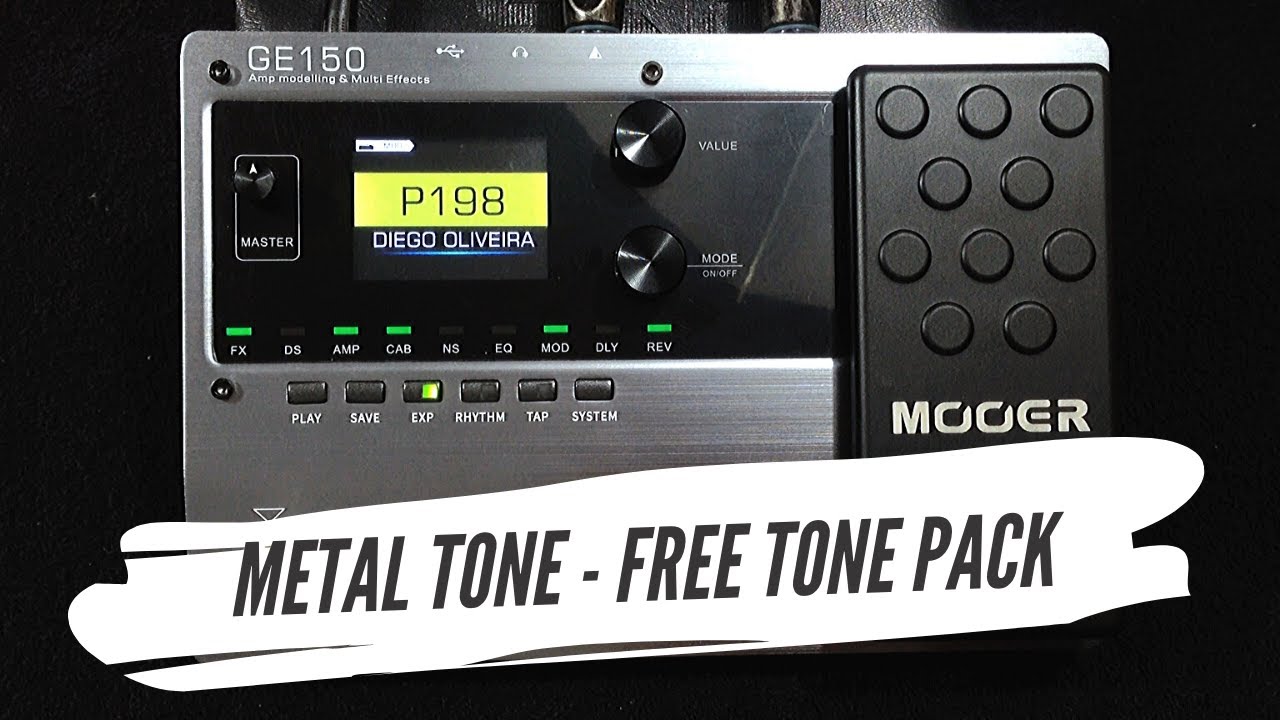 MOOER GE150 - FREE METAL TONE PACK