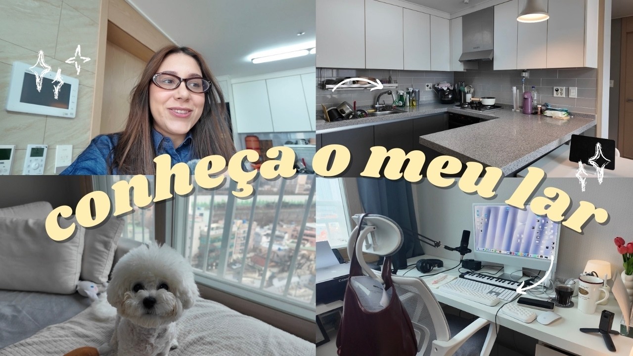 MEU APARTAMENTO NA COREIA DO SUL - Tour completo