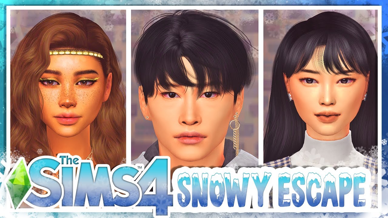 CAS & STORY!📖 | THE SIMS 4: SNOWY ESCAPE⛷️⛰️ |