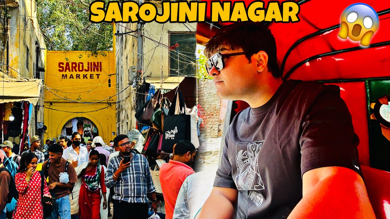 First Time I Visiting In Sarojini Nagar Market !! 😱 | Sarojini Nagar Market Delhi | Harsh kem vlogs